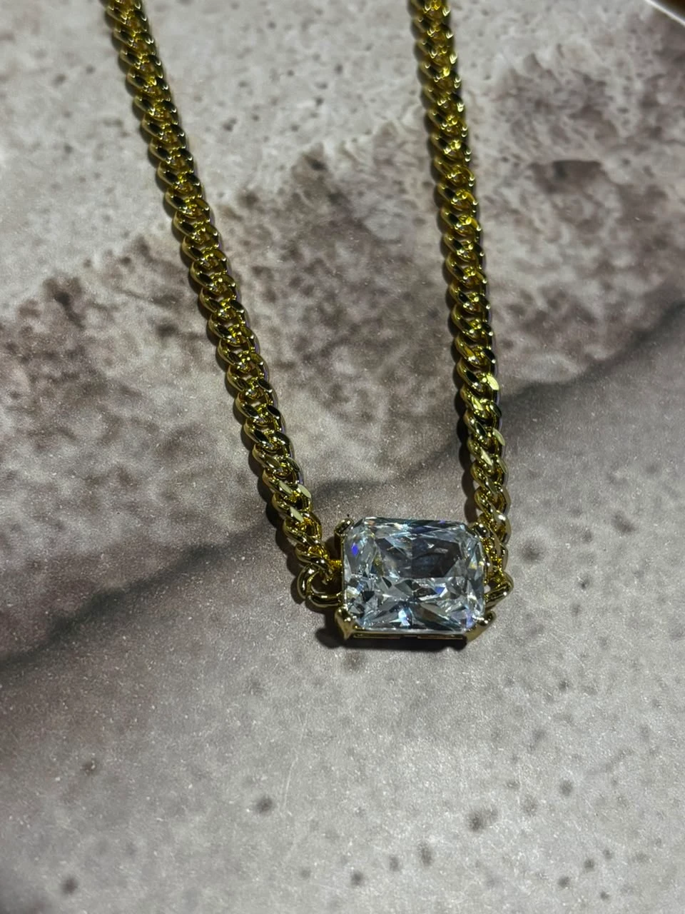 collar oro doble laminado 