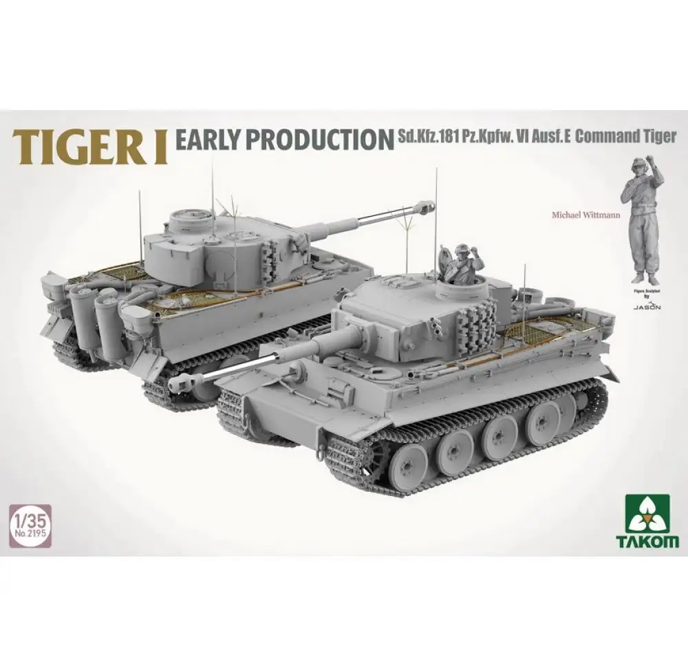 1/35 Takom  Sd.Kfz.181 Pz.Kpfw.VI Ausf.E Tiger 1 Command Tiger Michael Wittmann 2