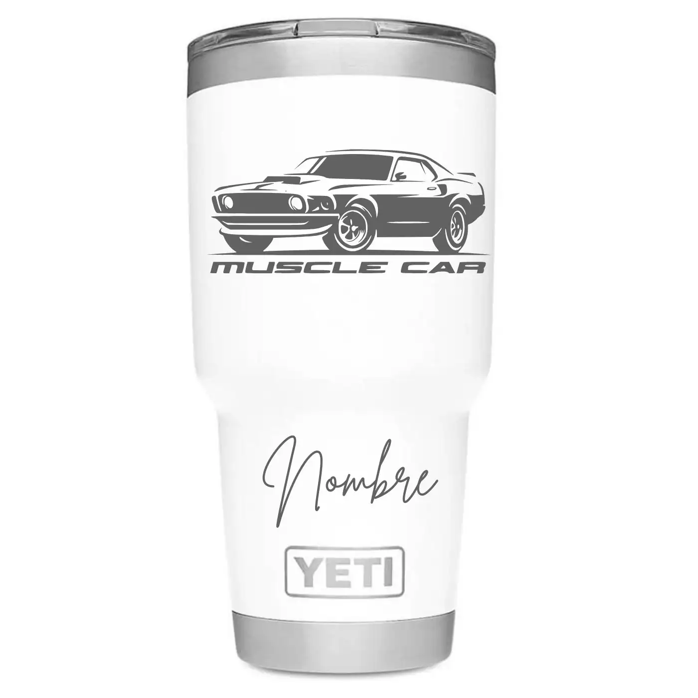 Vaso grabado yeti 800ml acero inoxidable