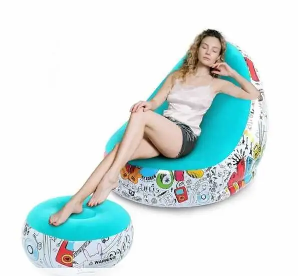 Sillón + Reposapiés Inflables  2