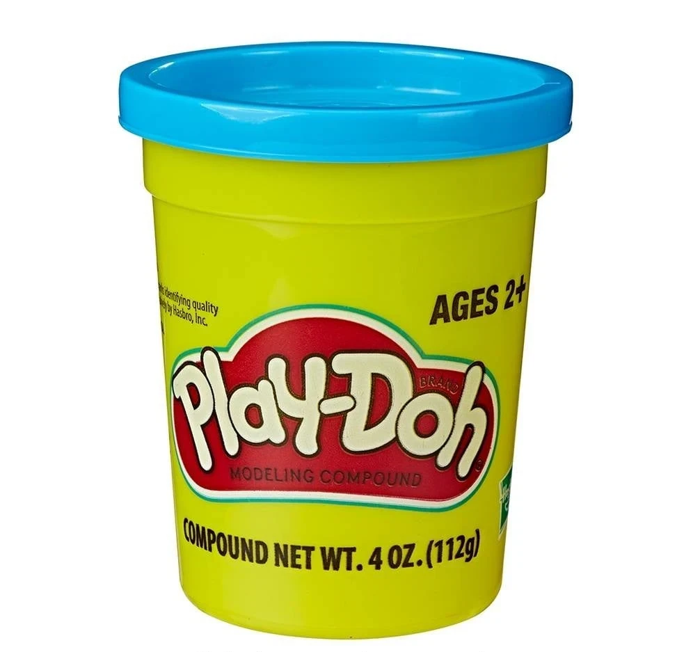 Plastilina play doh azul cielo frasco de 112 gr