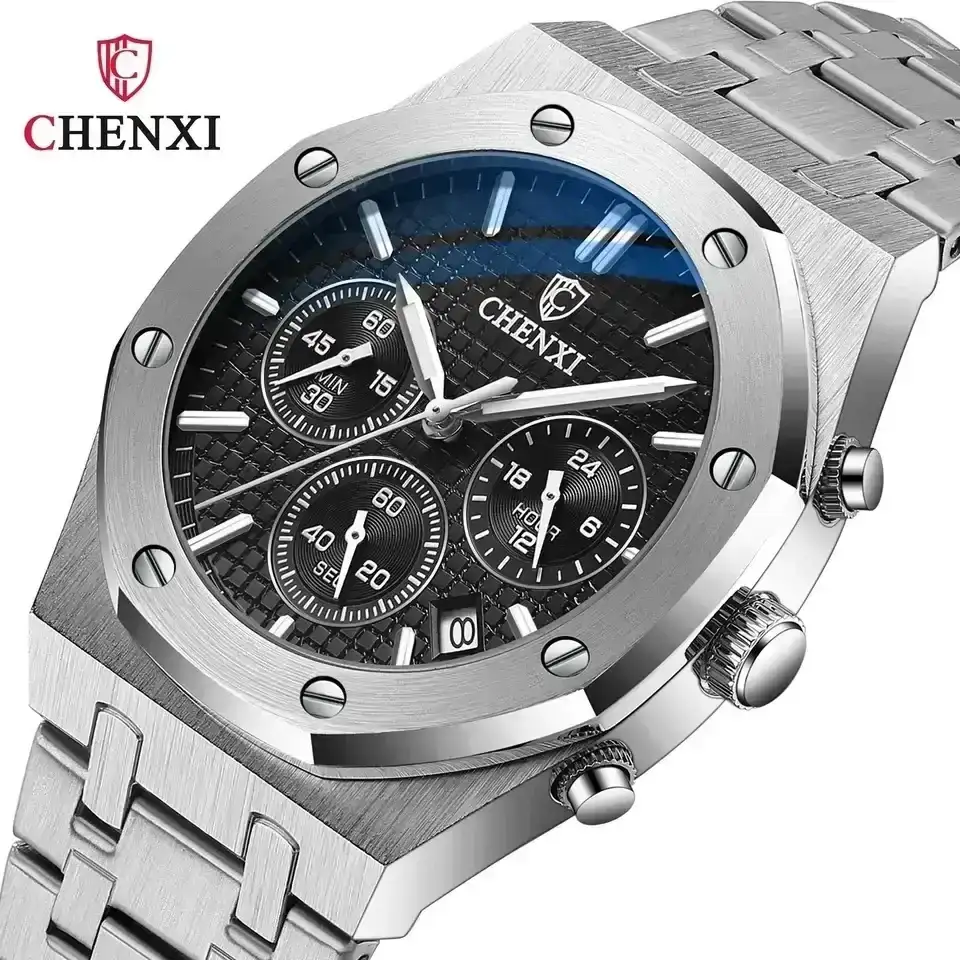CHENXI Reloj analogo de Cuarzo Para caballero. 3