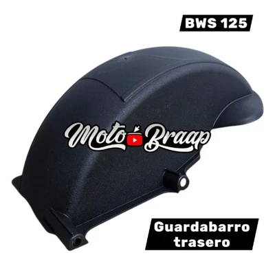 PL BWS 125 Guardabarro trasero interno Negro OKL