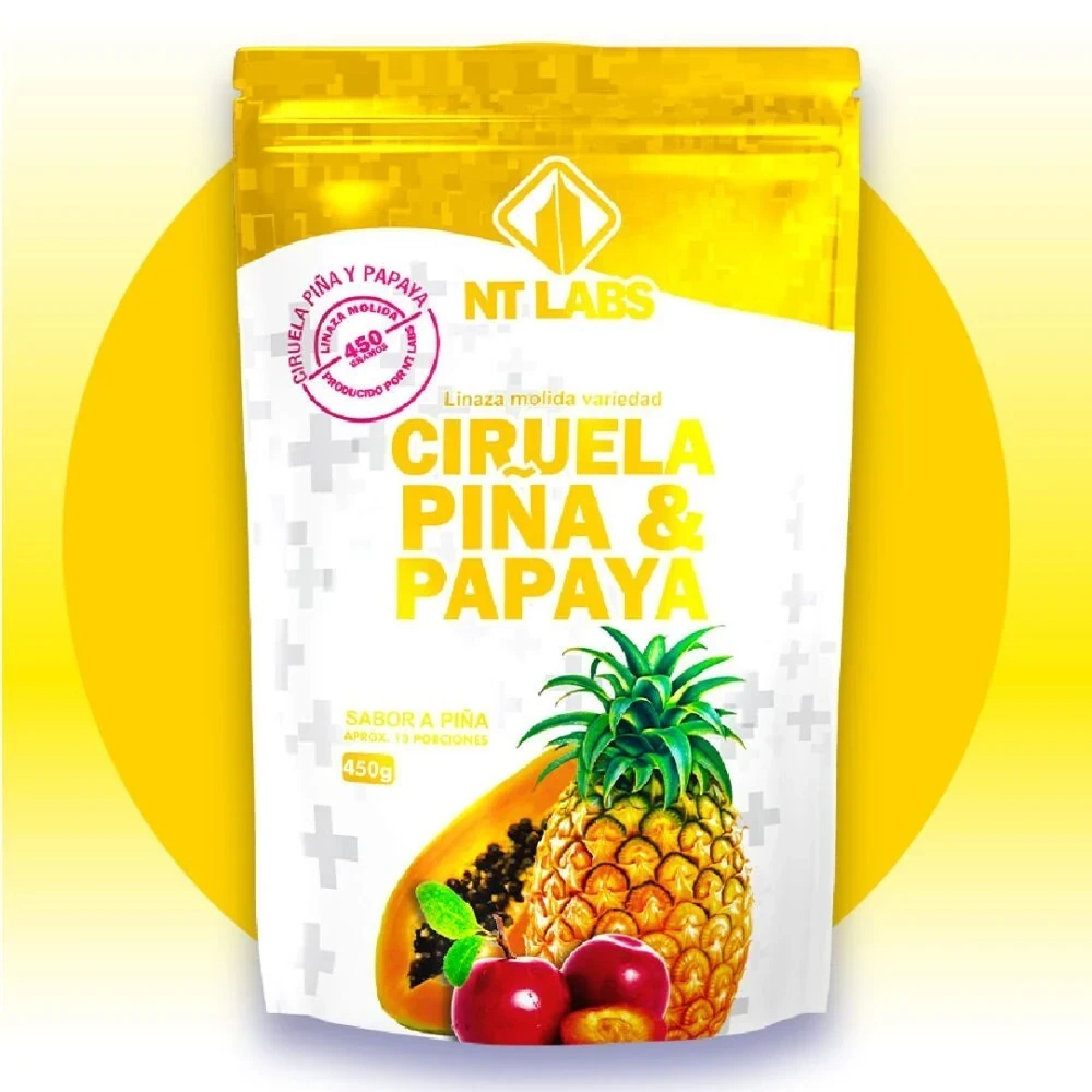 Linaza+Ciruela, Piña y Papaya x 450 grs