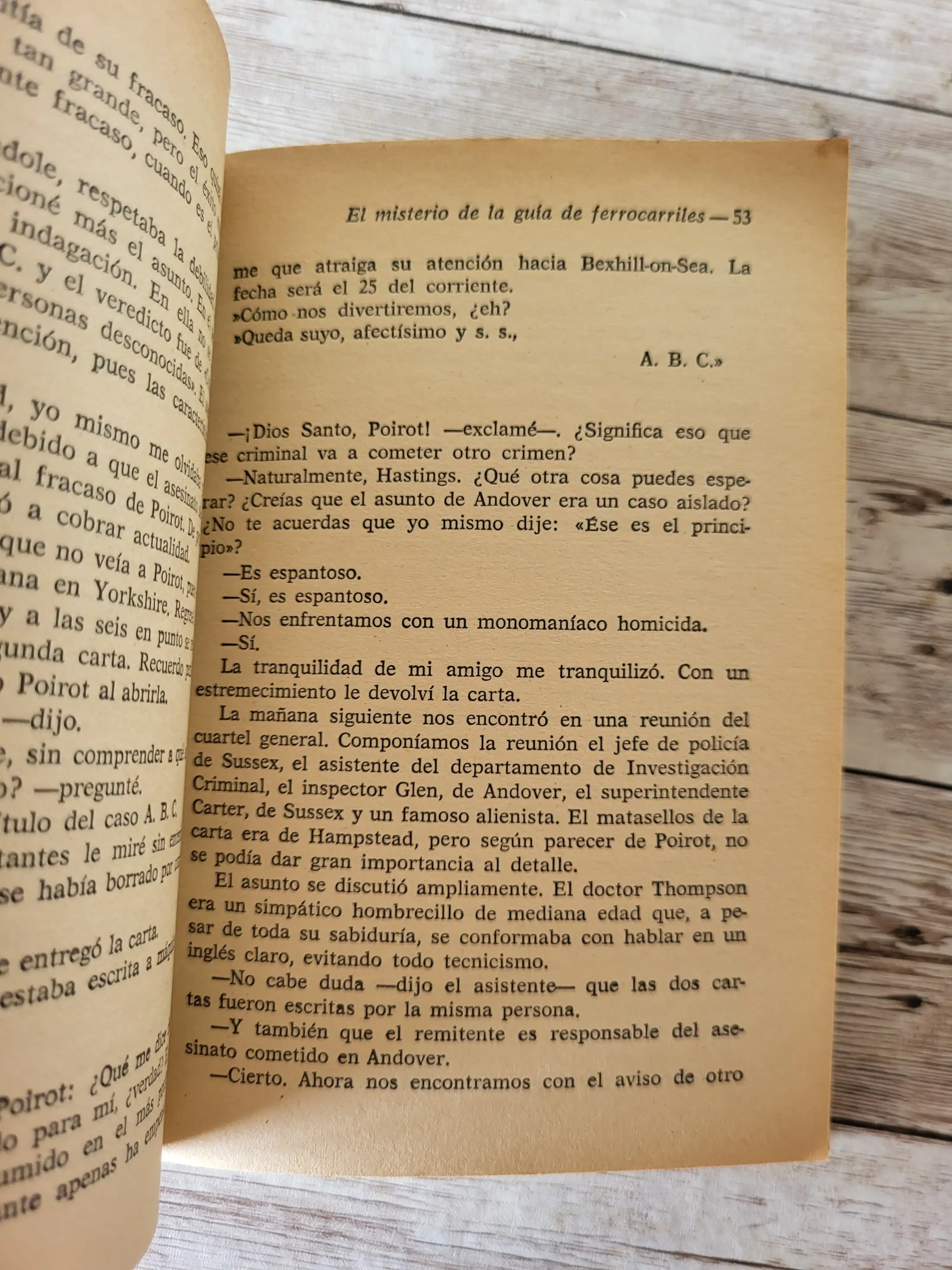 El misterio de la guía de ferrocarriles / Agatha Christie / Crimen / Asesinato 3