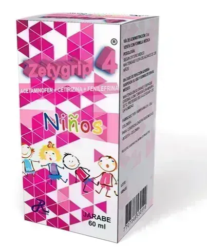 ZETYGRIP 4 JBE NIÑOS X 60 ML ACET+CETIR+FENIL RUECAM 