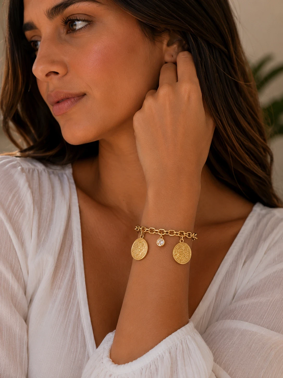 Pulsera oro laminado 