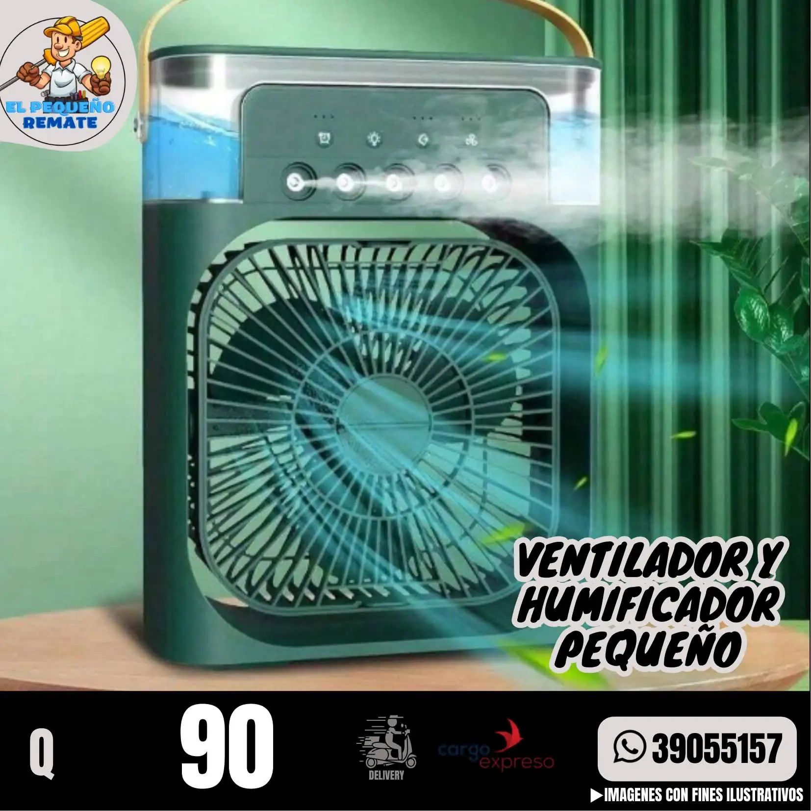 VENTILADOR Y HUMIFICADOR PEQUEÑO 4