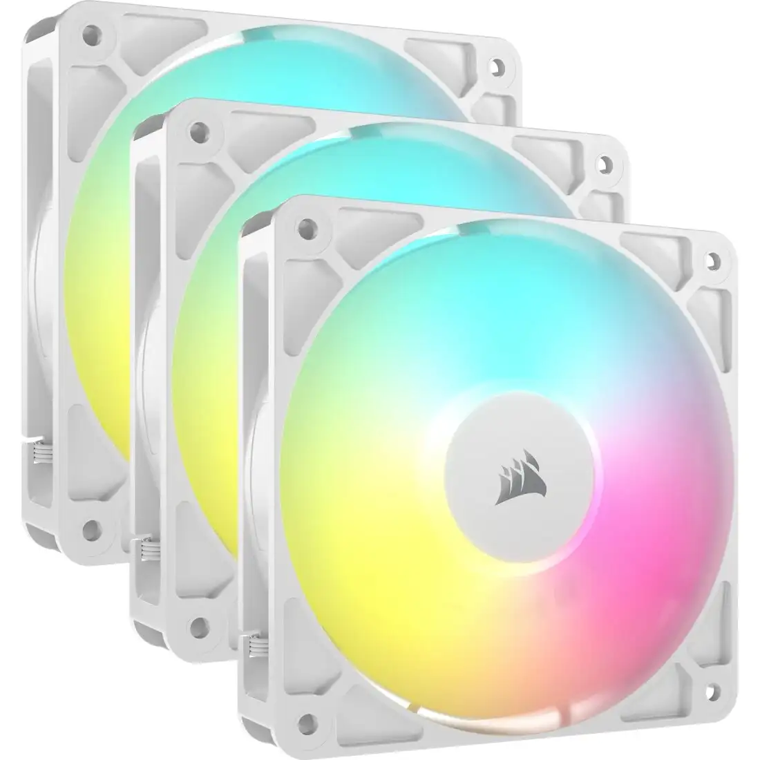  CORSAIR PWM 120mm RS120 ARGB WHITE  pack