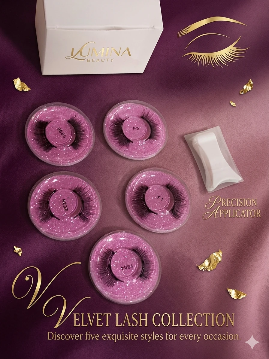 🔥 Set de 5 Pares Pestañas magneticas Postizas + Caja y Pinza - ¡5 Estilos Diferentes! 2