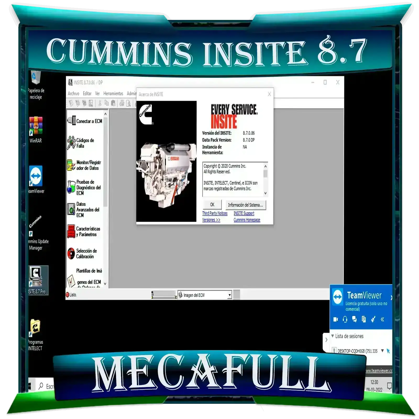 CUMMINS INSITE 8.7 PRO
