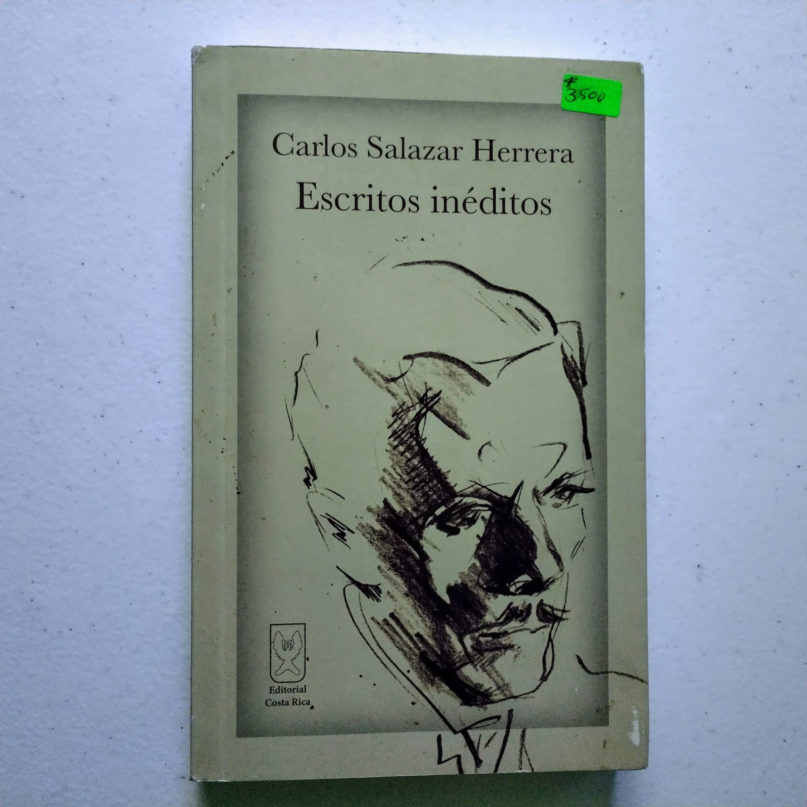 Escritos inéditos, Carlos Salazar Herrera, usado 