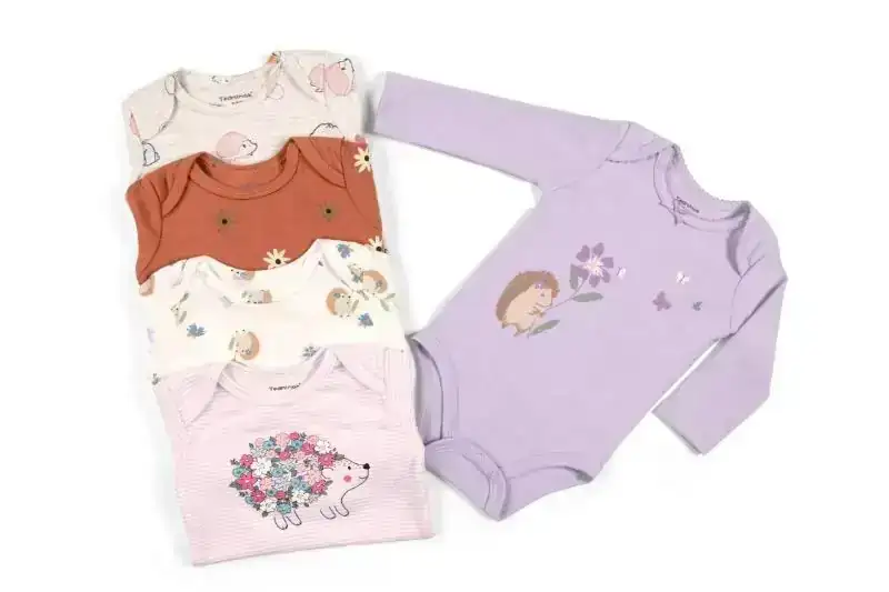 Set 5 bodys manga larga