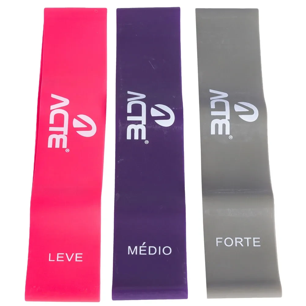 KIT MINI BAND ACTE 3 UNIDADES ( FORTE,MEDIO,LEVE)