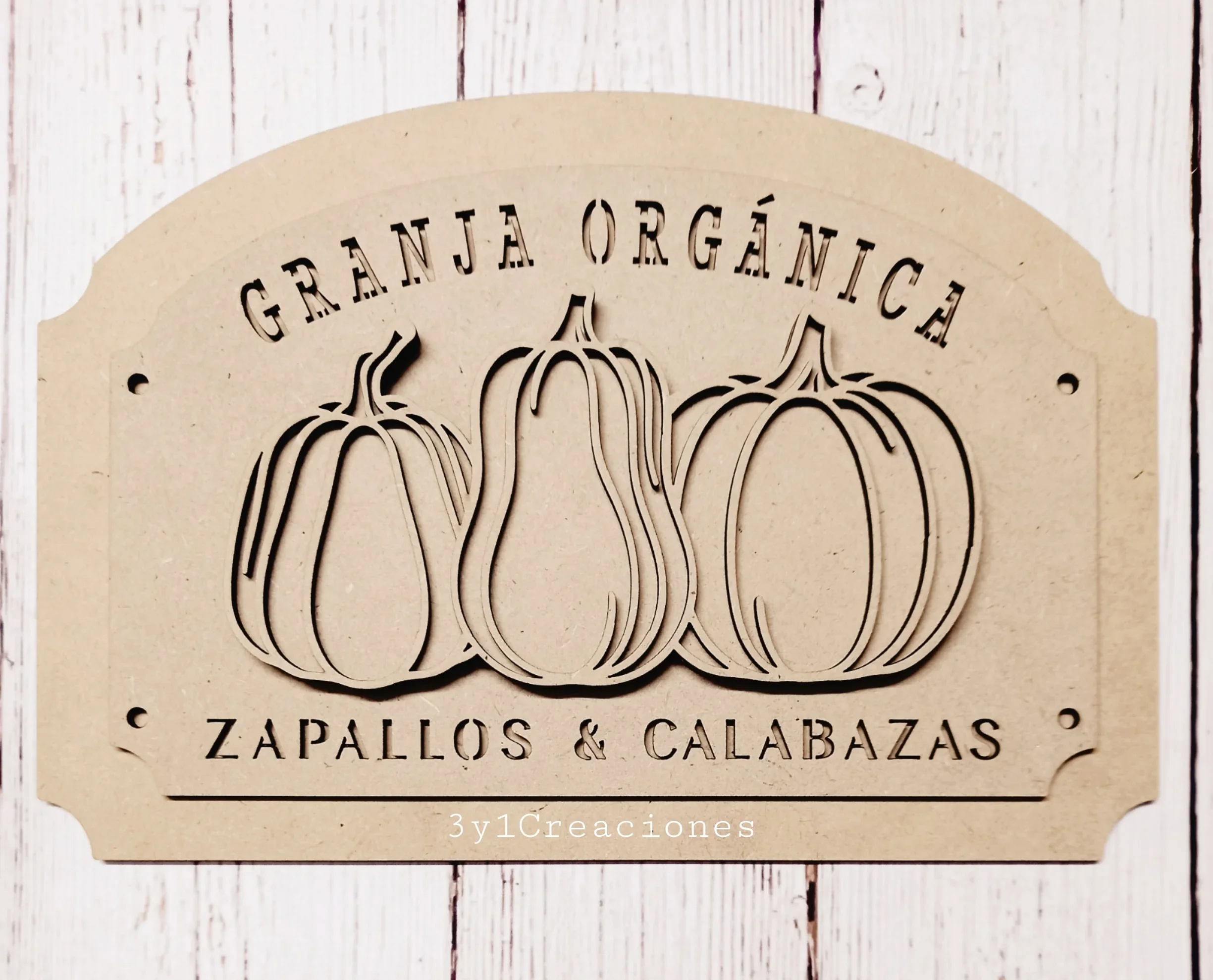 CARTEL ZAPALLOS Y CALABAZAS