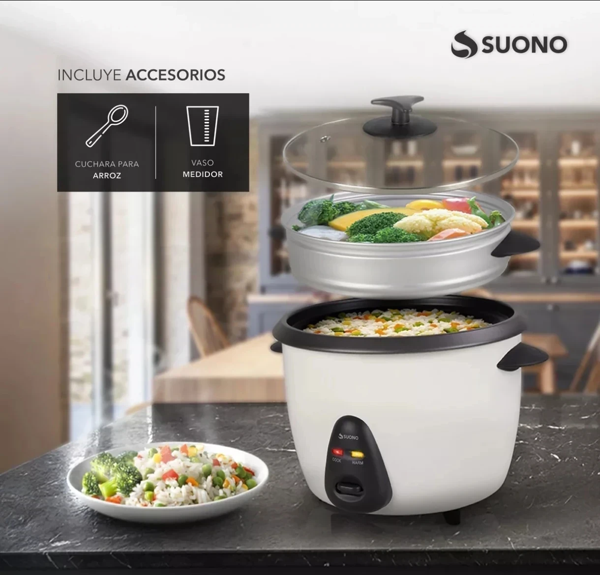 ARROCERA Y VAPORERA SUONO 2