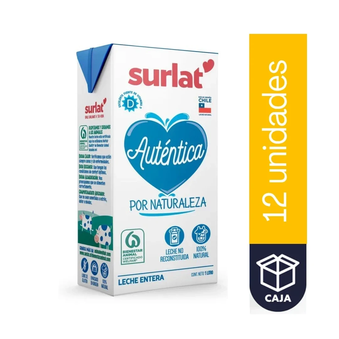 LECHE ENTERA SURLAT 12X1L