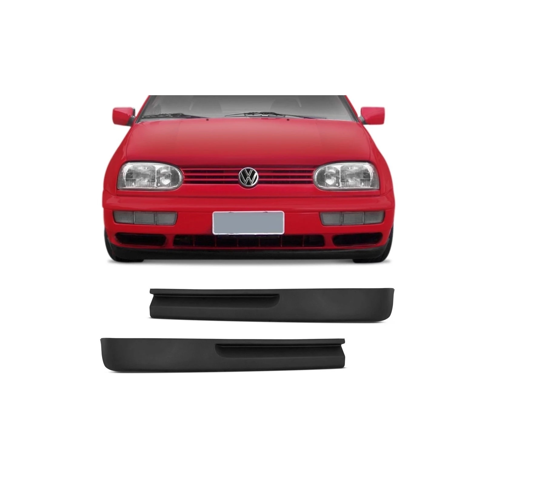 Par Spoiler Inferior Parachoque Delantero  Vw Golf  Mexicano /  BW4214-BW4215