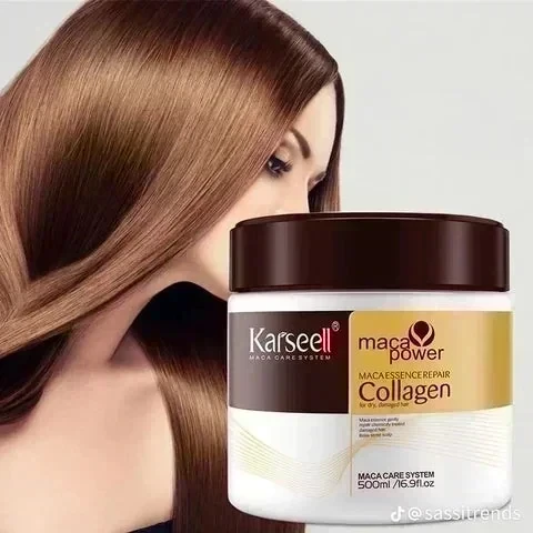Karseell Tratamiento Capilar Con Colágeno, Reparación Profunda. 500gt