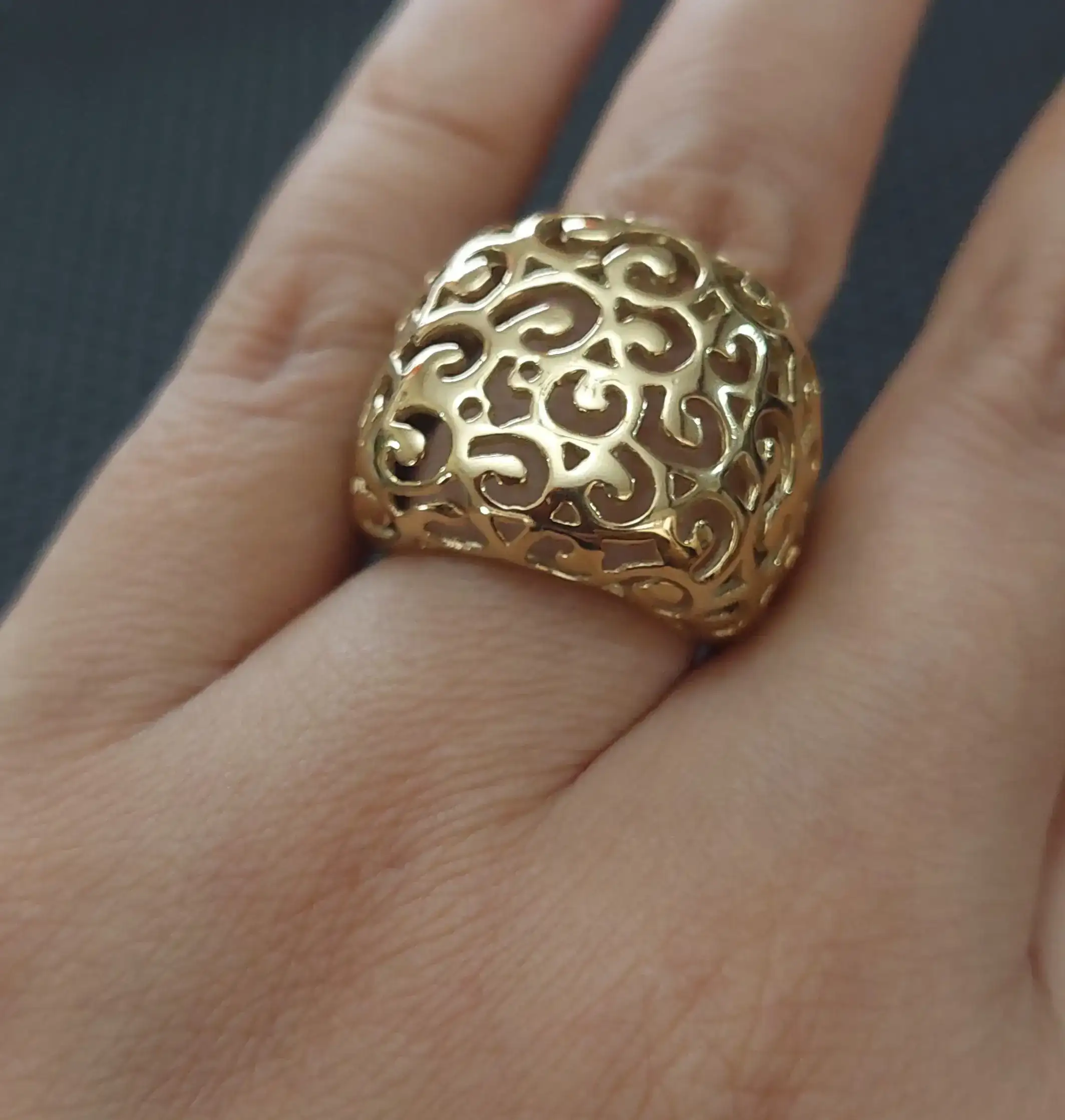 Acero Inoxidable anillo