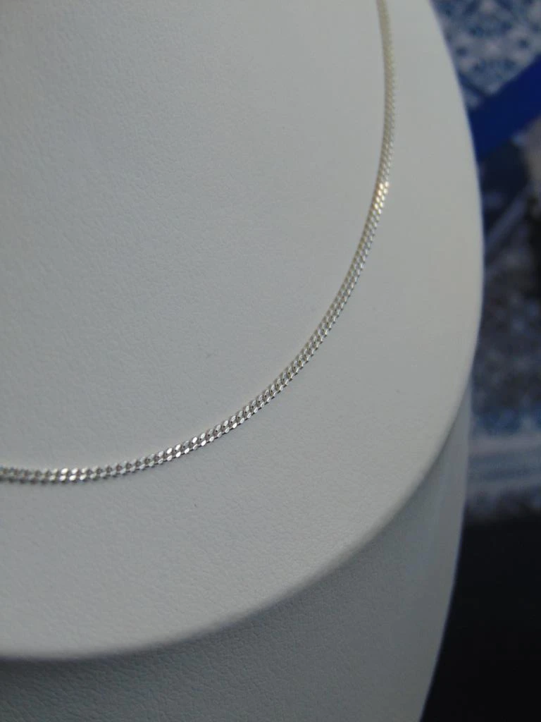 CADENA PLATA LEY 925 ITALIANA CUBANA 1MM | 50CM 4