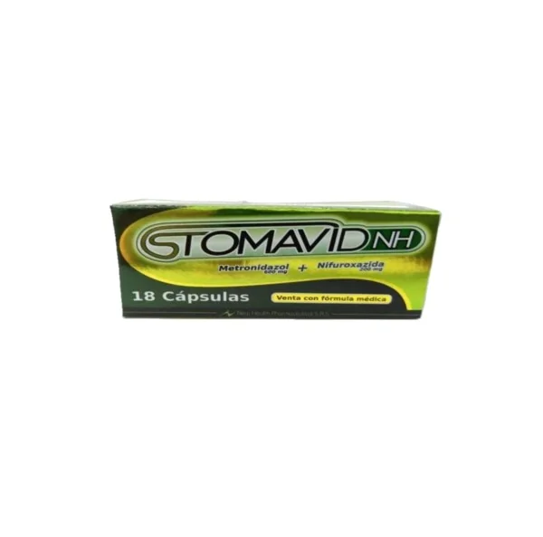 STOMAVID X 18 CAPS ( METRONIDAZOL NIFUROXAZIDA )