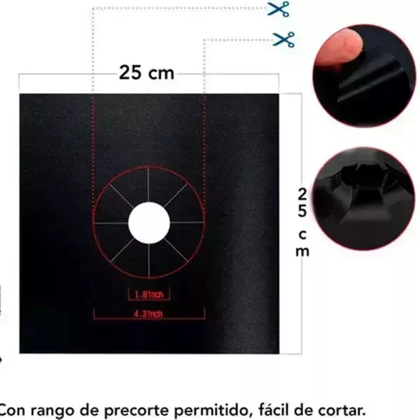 Protectores de estufa reutilizables 3