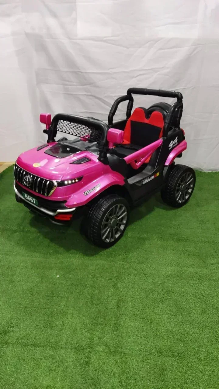 Carro Eléctrico Para Niña Toyota Llantas de Caucho Control Remoto 1 a 5 años 3