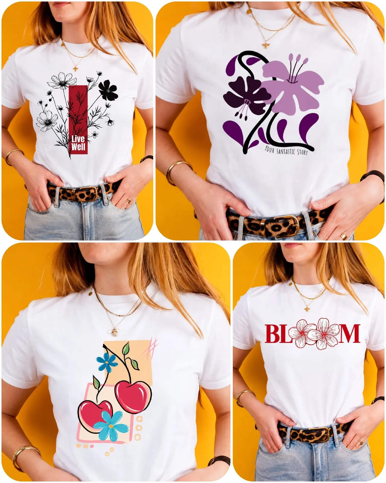 Remeras p/damas