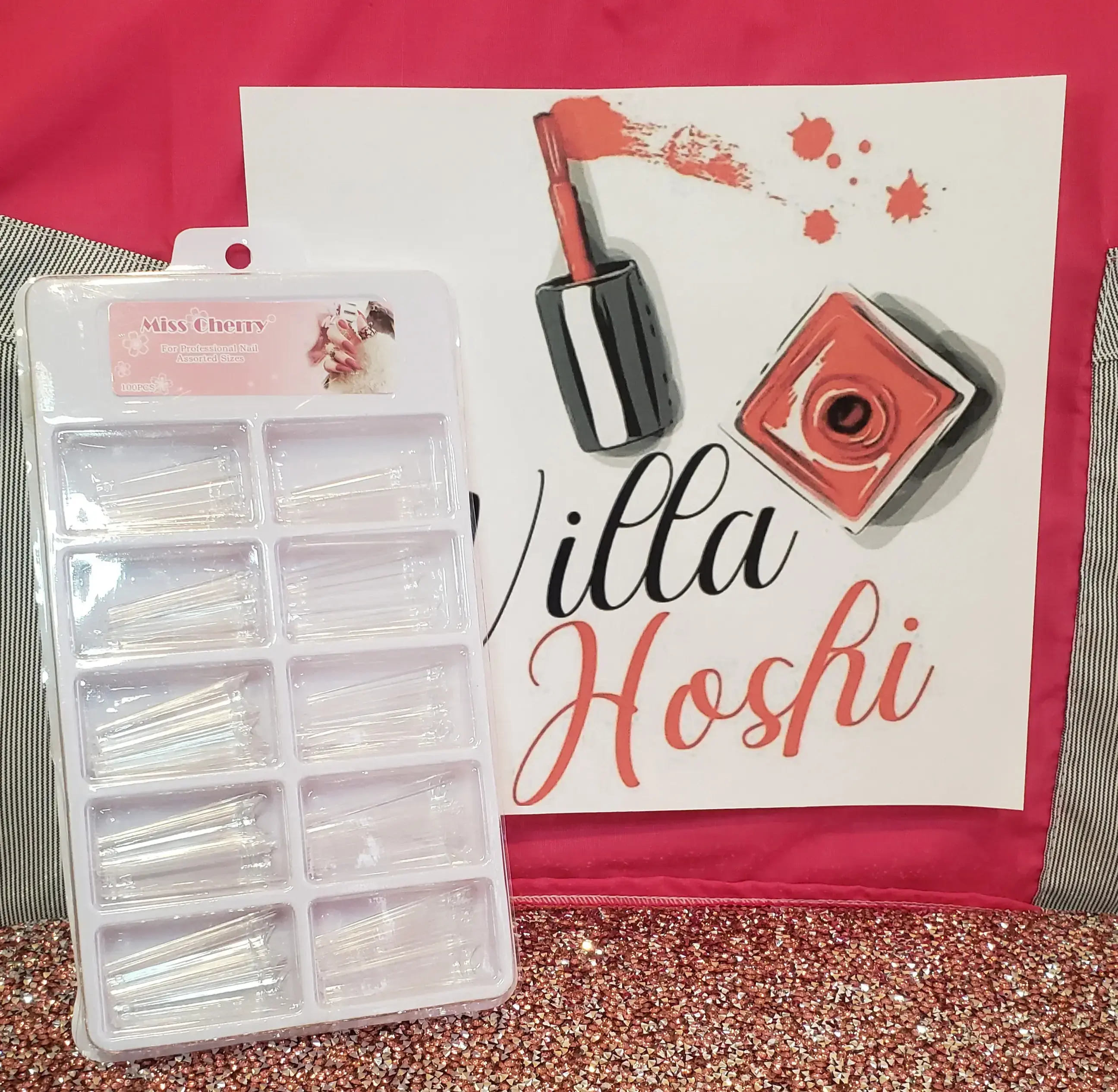Tip para uñas Miss Cherry Crystal