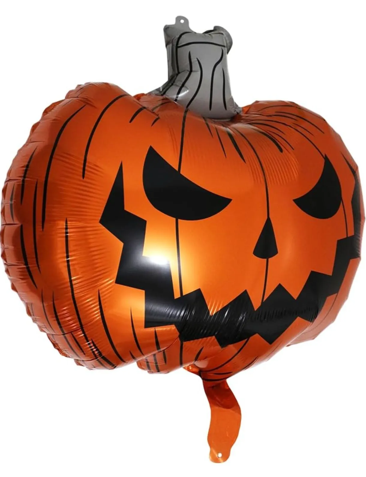 Globo metalizado gigante calabaza sonriente 62x62cm  3