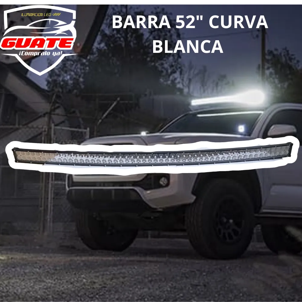 BARRA LED CURVA 52" PULGADAS