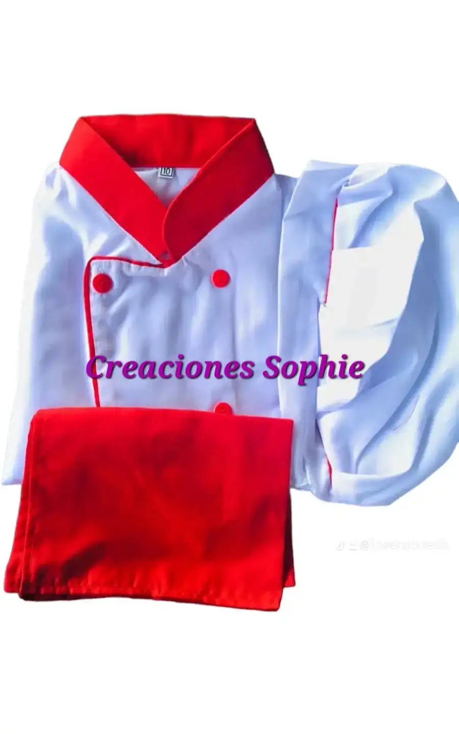 Uniforme Chef Disfraz para niños