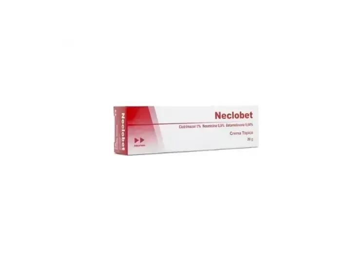 NECLOBET 20 GR CLOTRIMAZOL NEOMICINA BETAMETASONA