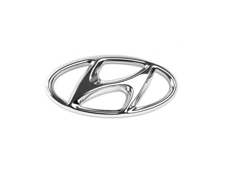 Logo Hyundai  Mascara Delantera (14,5 x 7,5 cm )2009 - 2012  / 1444