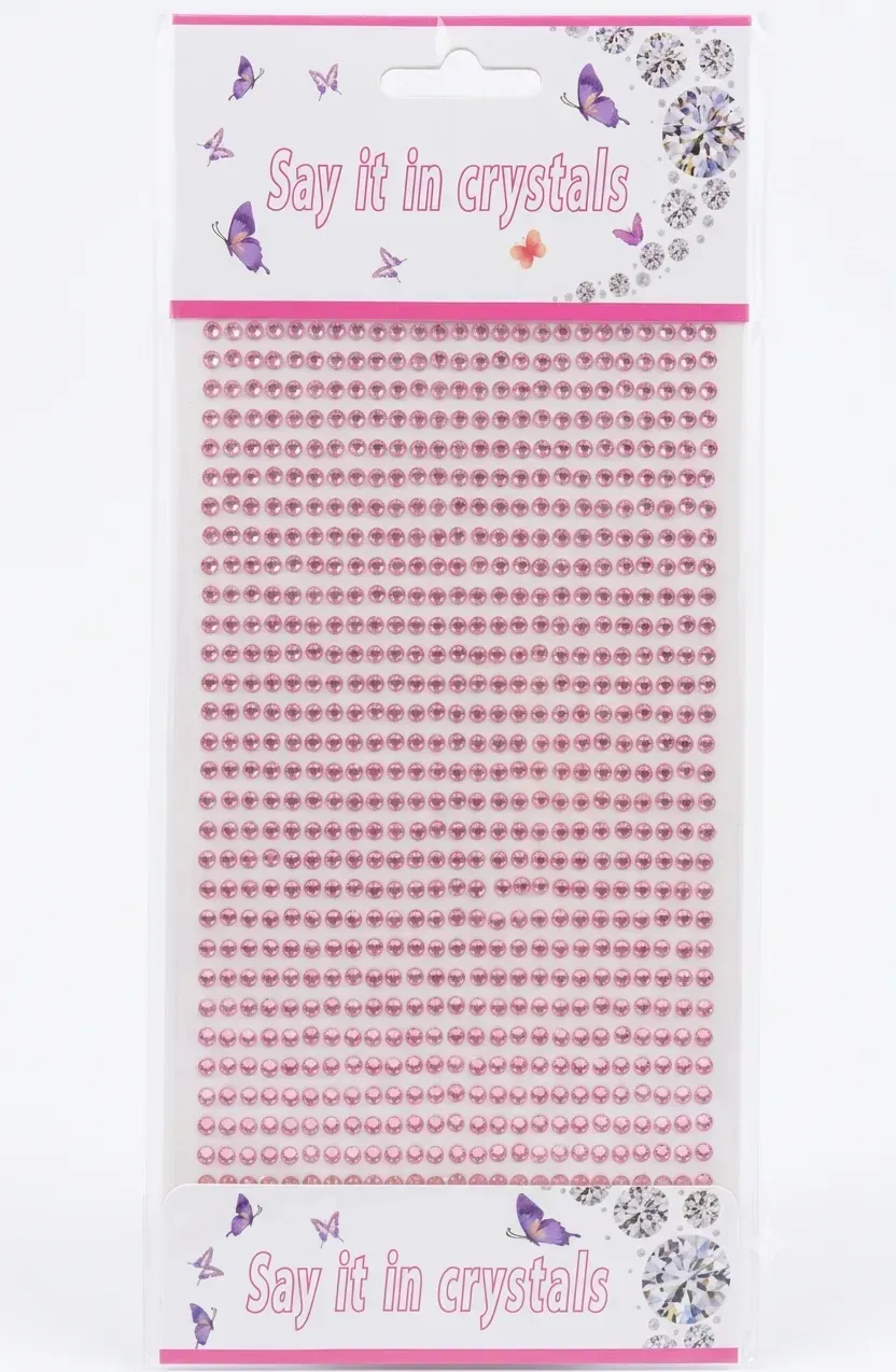 Cristales autoadhesivos mini 750 pcs 