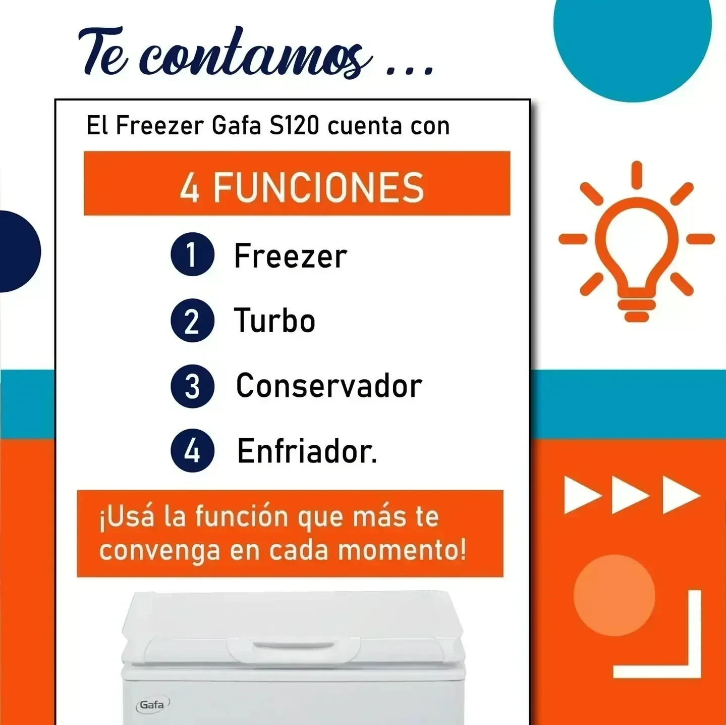 FREEZER GAFA S INVERTER 117L 2