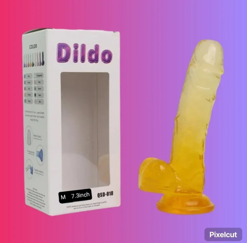 Dildo Testiculos Bicolor