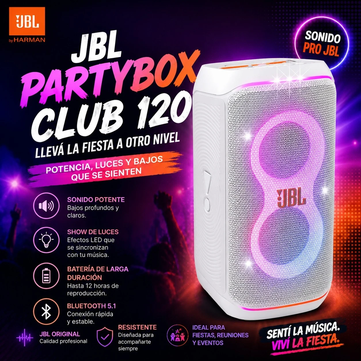 Jbl Partybox Club 120