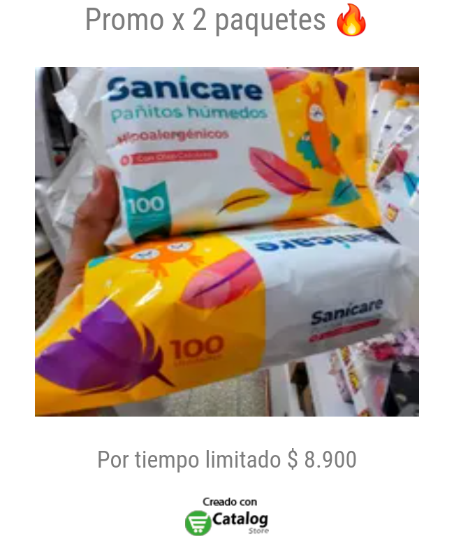 Promoción x 2 paquetes