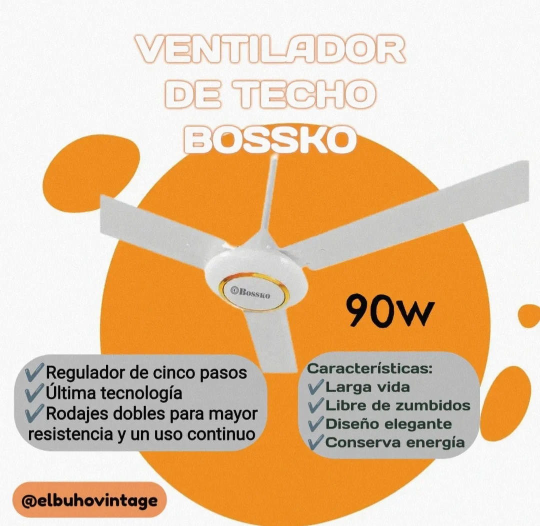Ventilador de Techo Bossko BK-8230VTE 2
