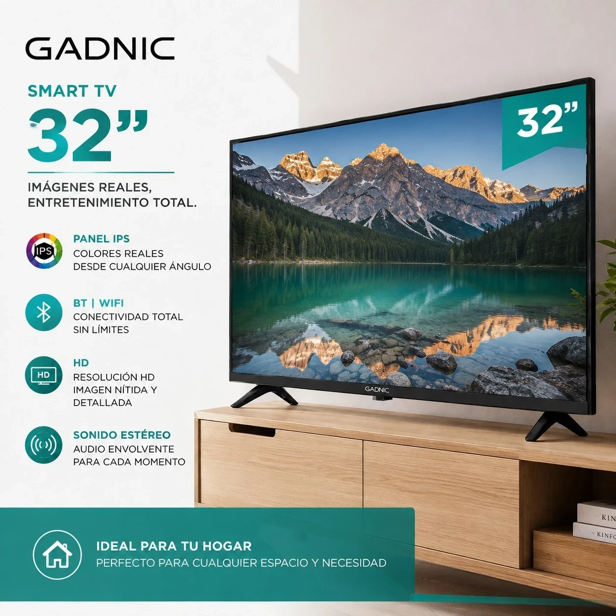 SMART TV GADNIC 32