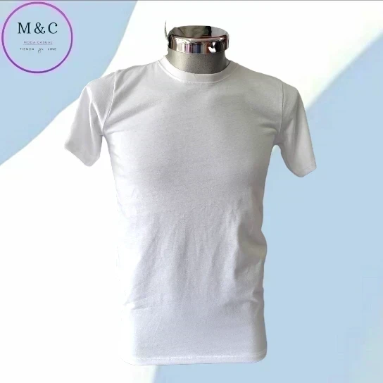 playera lisa xl algodón  manga corta 2