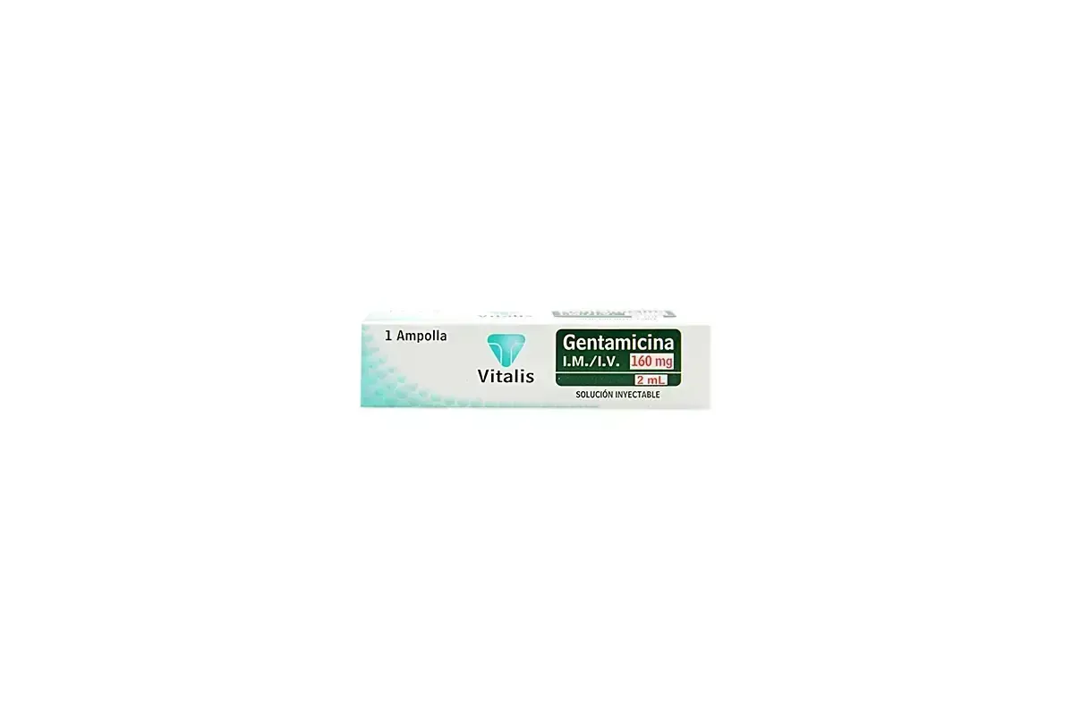 GENTAMICINA 160 MG X 1 AMP VITALIS
