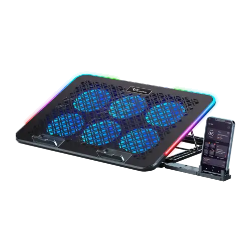 COOLING PAD ALCATROZ VENDAVAL S6 RGB 