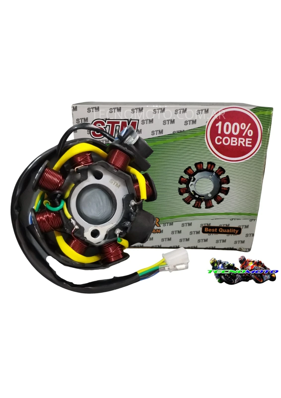 ESTATOR GILERA 110 SMASH -8 CAMPOS -MAG.135º   -47286