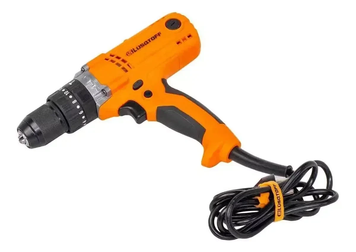 Taladro percutor y atornillador eléctrico de 13mm Lüsqtoff TAL450-9 450W 220V 2