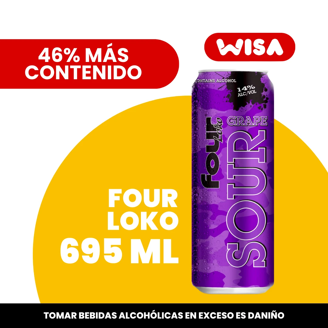 695 ML Four Loko Grape