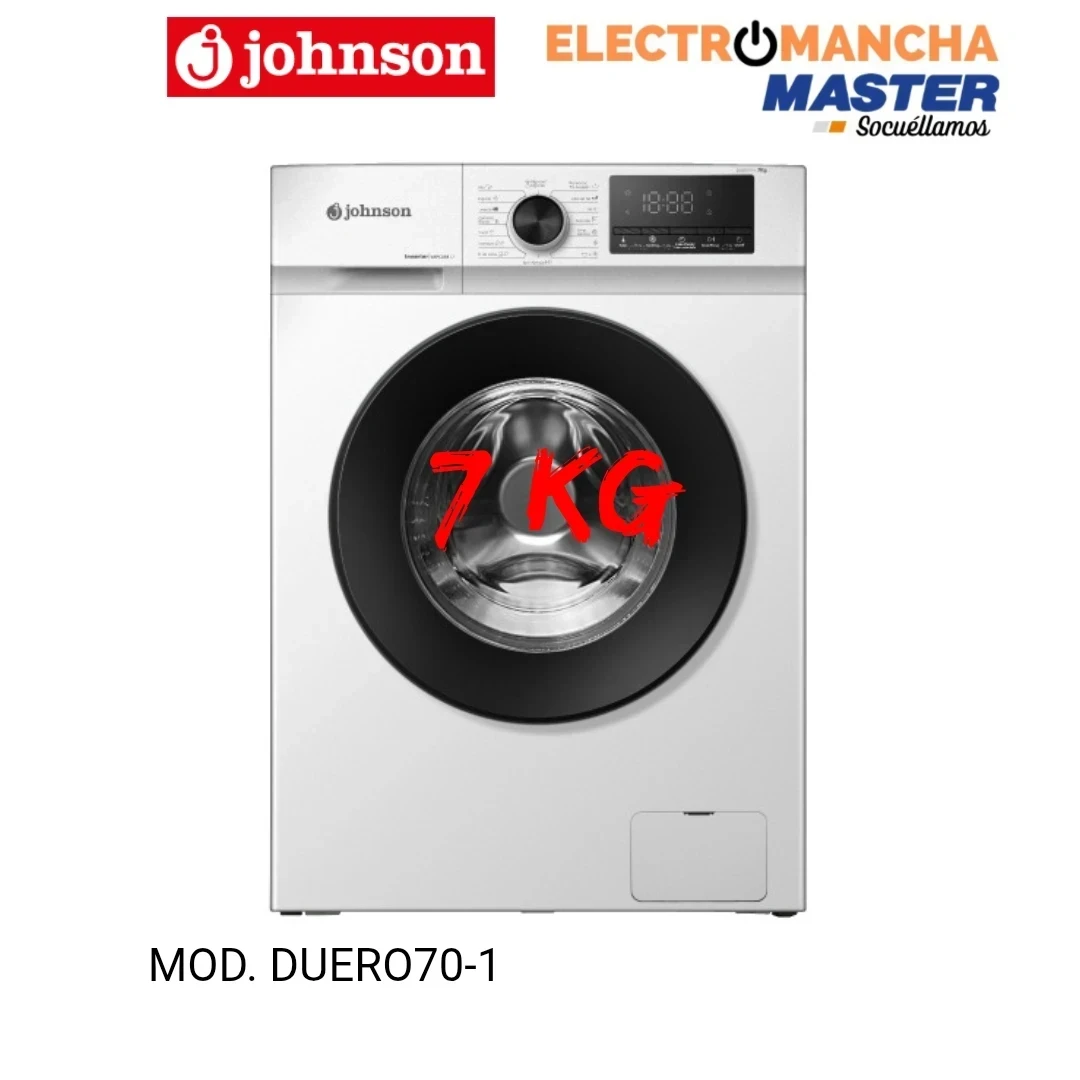 LAVADORA JOHNSON DUERO70-1 DE 7 KG. 1400 RPM. A-10%
