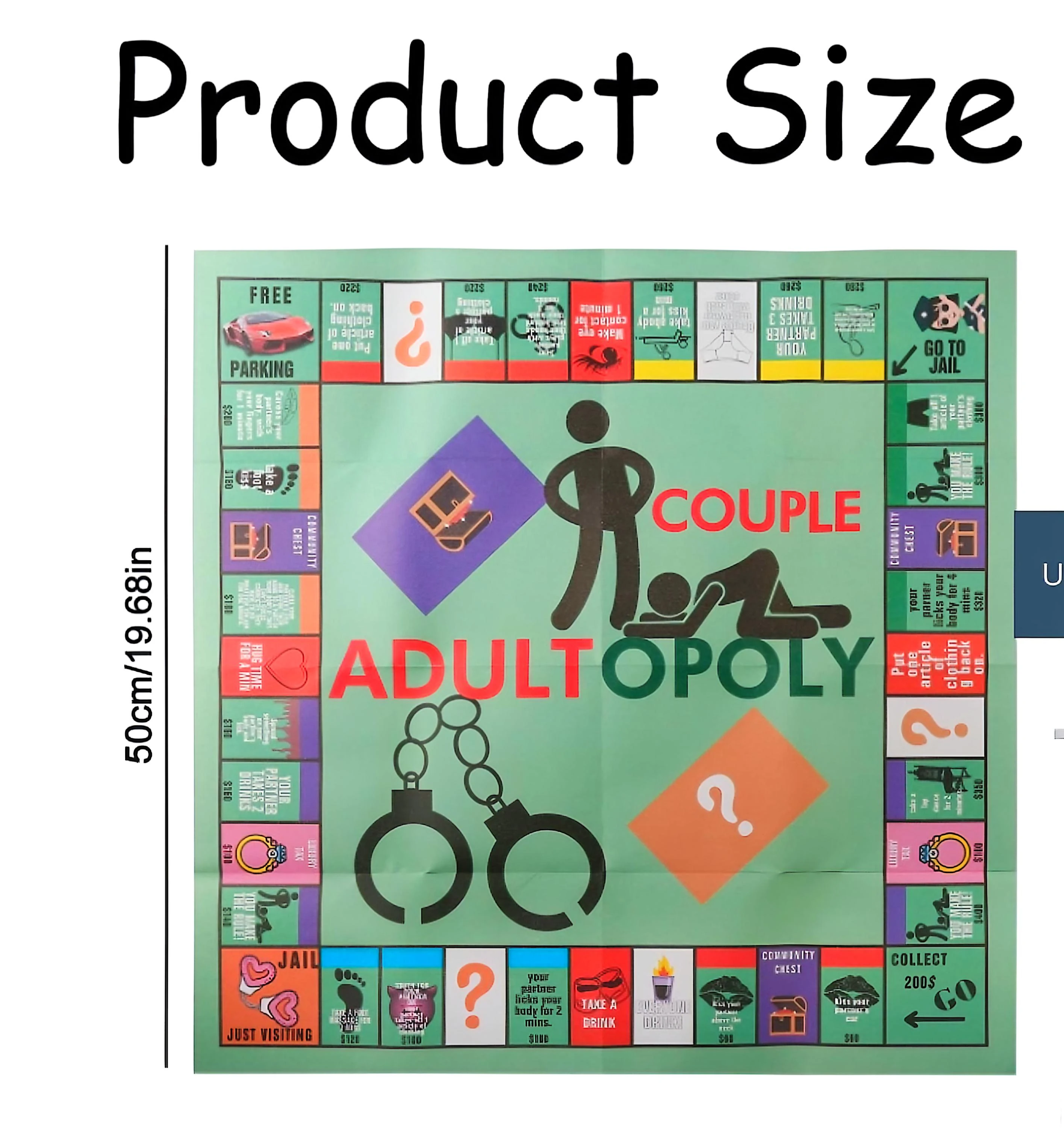 Adultopoly juego de mesa